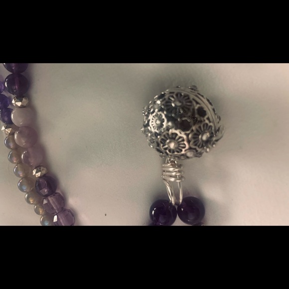 Handmade Mala Prayer Bead Necklace 108 Beads - Picture 5 of 11